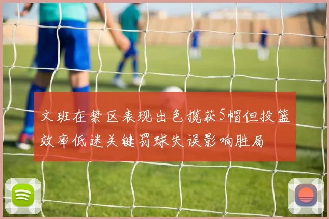 文班在禁区表现出色揽获5帽但投篮效率低迷关键罚球失误影响胜局